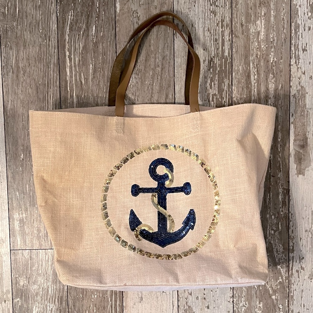 MUD PIE Canvas Anchor Bag